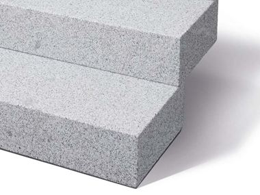 Blocs marches en granite Silver Classico zoom