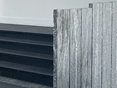 Entrée de maison avec palis en gneiss Urban Grey Line
