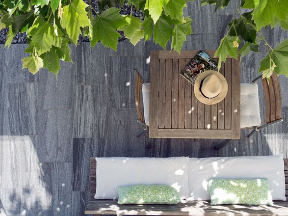 Granit Urban Grey Line-Terrasse von oben