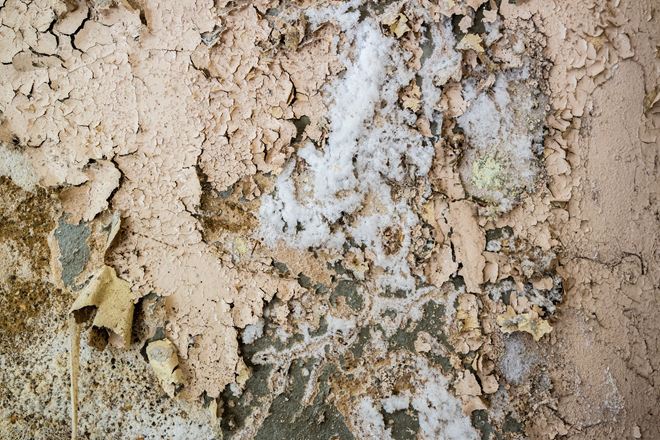 L’efflorescence chez une pierre naturelle